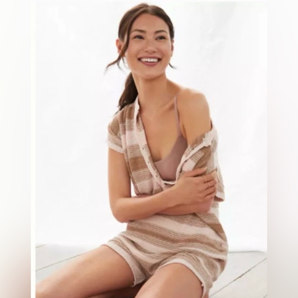 Anthropologie Jaden Knit Romper Size M - Picture 2 of 10